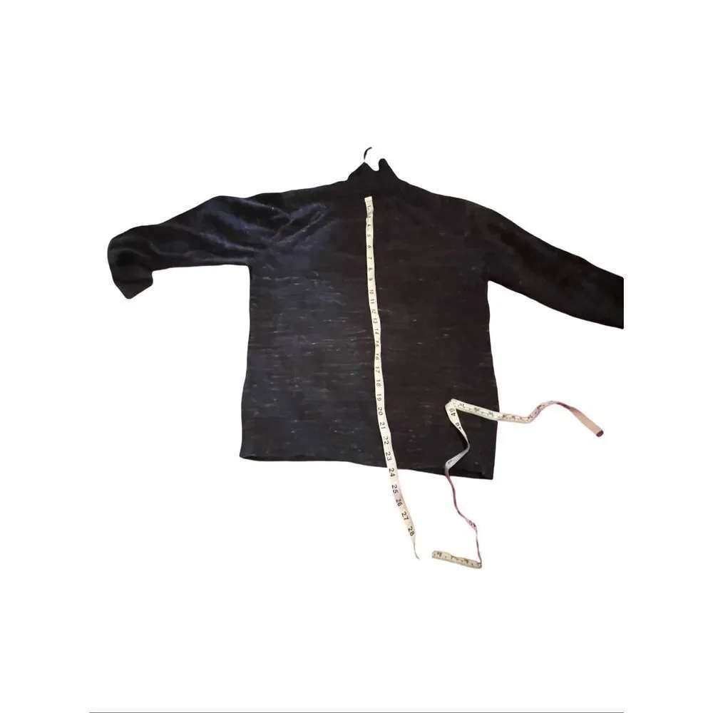 Buckle Black You're Gone Black Marled Standard Fit Zip-Up Cardigan Sweater Large